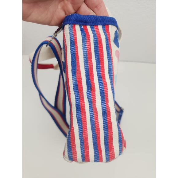Brighton Red White and You Mini Tote Purse Handles and Strap - Picture 6 of 10